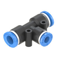 8mm - 6mm Union Tee Reducer Push to Connect Fitting