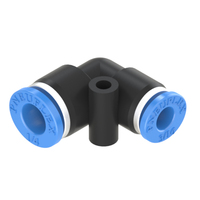 1/4 to 3/16 Inch Tube Union Elbow Reducer Push to Connect Fitting