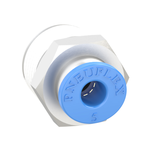 5mm Tube, R 1/4 Push to Connect Fitting Male Connector