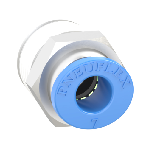 7mm Tube, R 3/8 Push to Connect Fitting Male Connector
