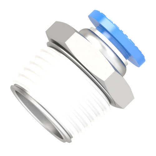 7mm - R 1/2 male connector push to connect fitting