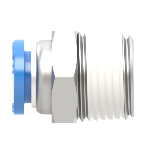 8mm Tube, R 3/8 Male Connector