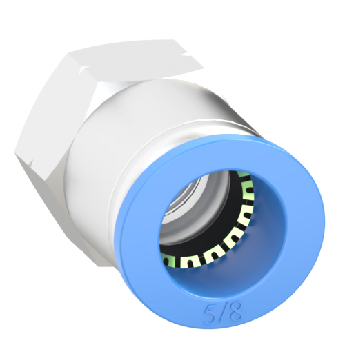 5/8 Inch Tube, 3/8 NPT Push to Connect Fitting Female Connector