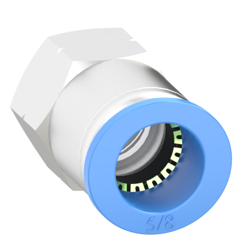 5/8 Inch Tube, 1/2 NPT Push to Connect Fitting Female Connector