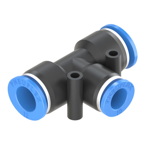 12mm - 10mm Union Tee Reducer Push to Connect Fitting