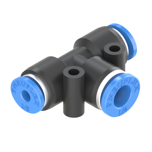 1/4 to 1/8 Tube Union Tee Reducer Push to Connect Fittings