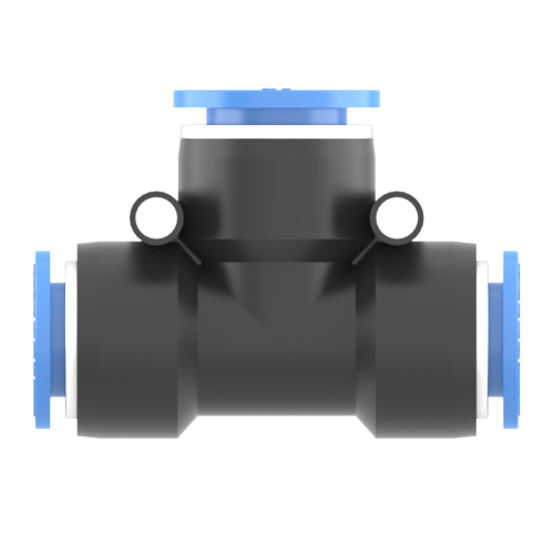 16mm - 12mm Tube Union Tee Reducer Push to Connect Fitting