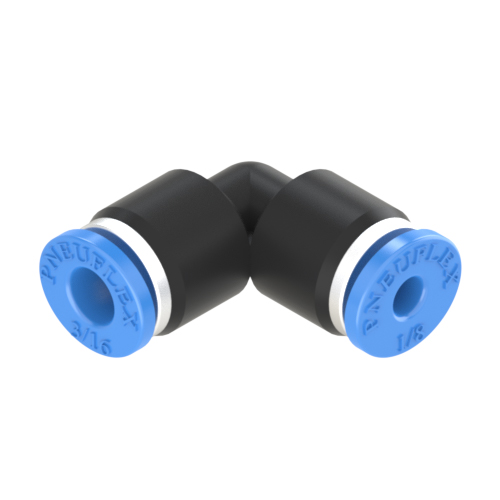 3/16 to 1/8 Inch Tube Union Elbow Reducer Push to Connect Fitting