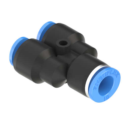 10mm - 8mm Push to Connect Fitting Union Y Reducer